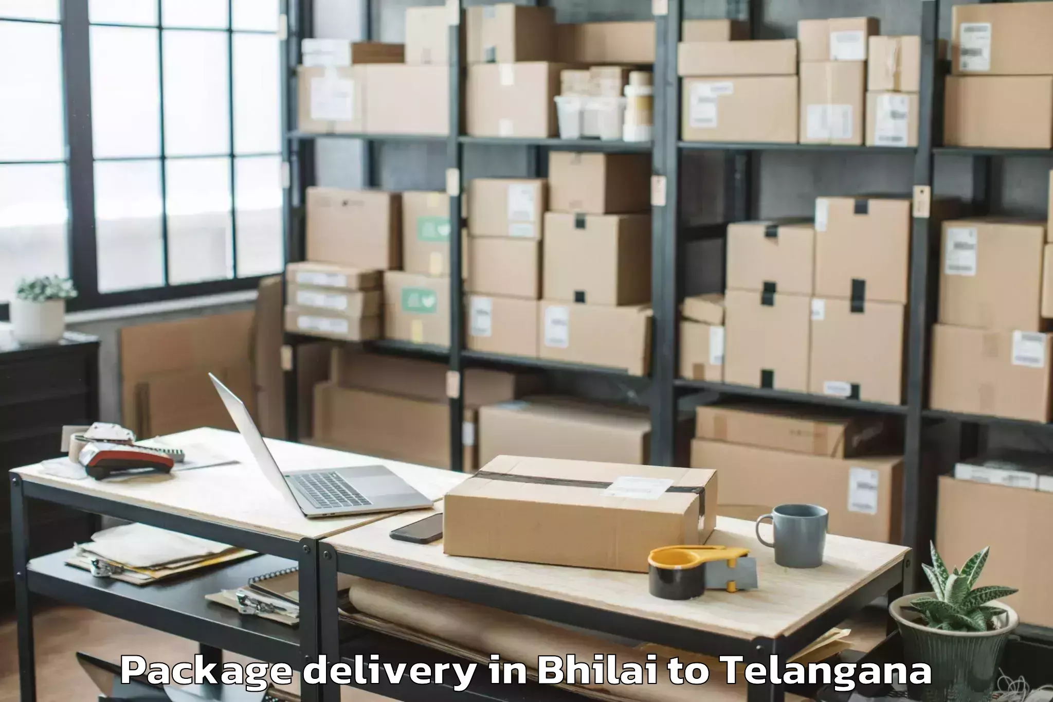 Professional Bhilai to Machareddy Package Delivery